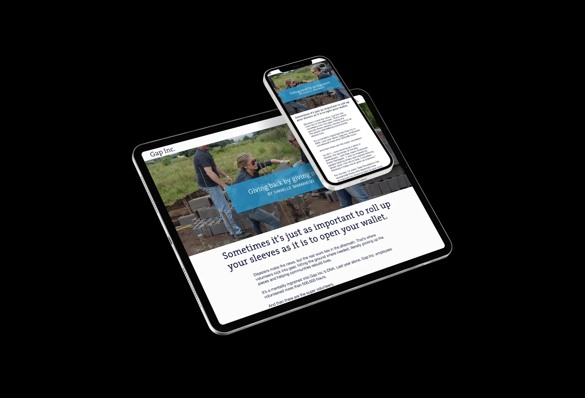 GAP Inc. UX/UI Design