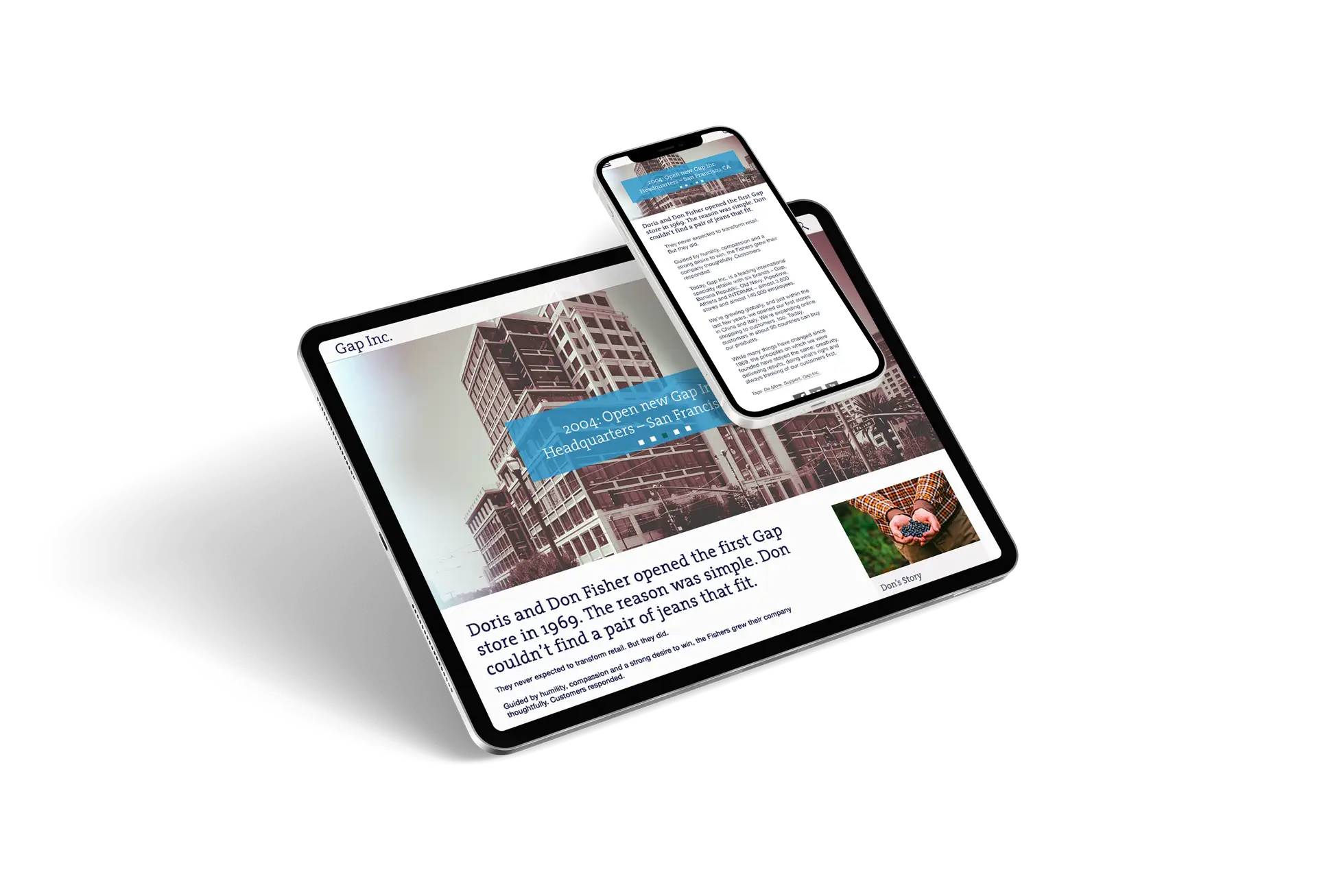 GAP Inc. UX/UI Design